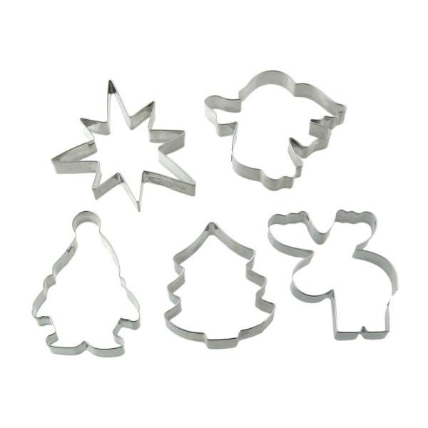 Sütikiszúró szett 5 darabos karácsonyi formák