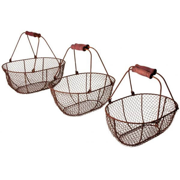 Wire basket oval S/M/L