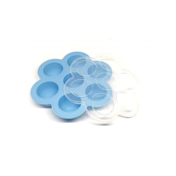 Pürétartó szilikon BPA mentes kék
