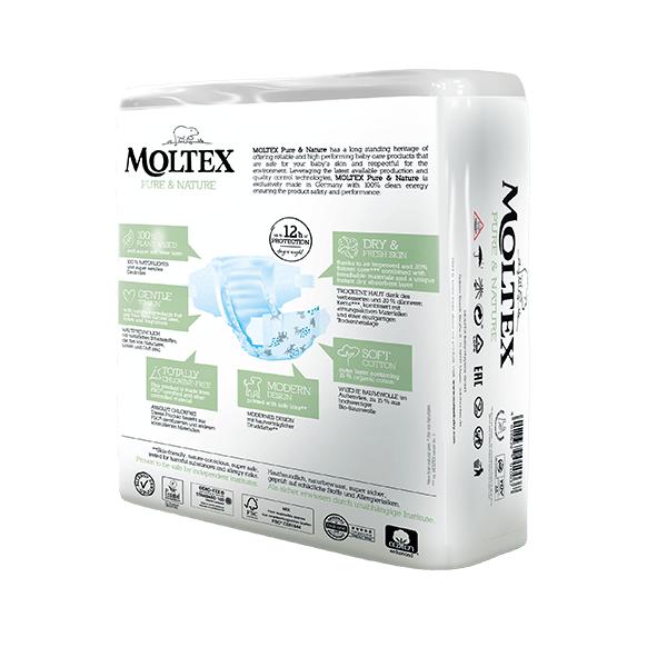 Moltex pure and nature Diapers Monthly Box Junior 11-25 kg 5 x 25pcs