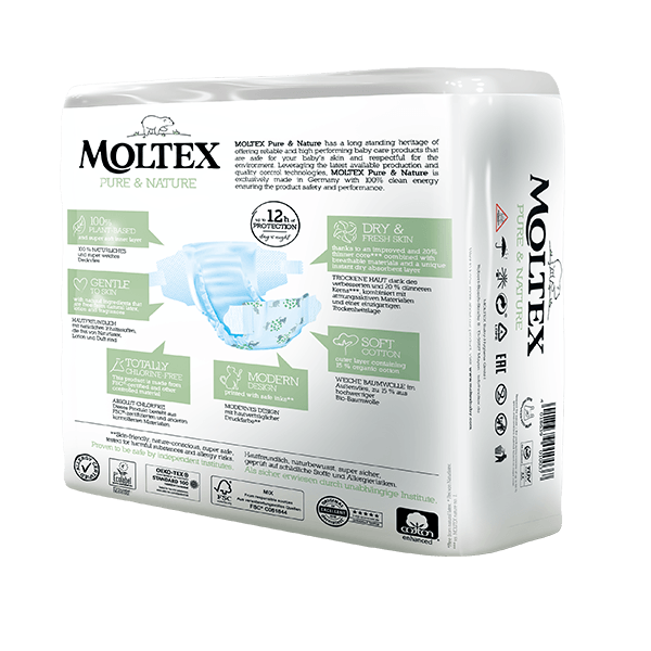 Moltex pure and nature Diapers Maxi 7-18 kg 29pcs