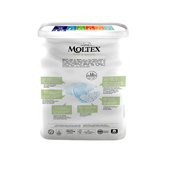 Moltex pure and nature Diapers XL 16-30 kg 21pcs