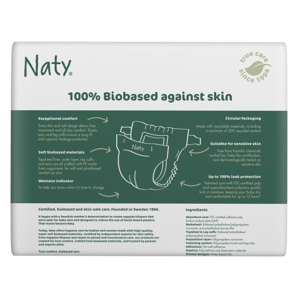 Naty pelenka BioEmbrace 3-as méret (4-9 kg), 30 db