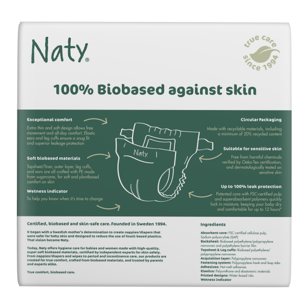 Naty pelenka BioEmbrace 5-ös méret (11-25 kg), 22 db