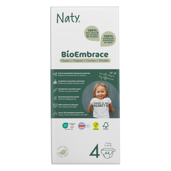 Naty pelenka BioEmbrace size 4 (7-18 kg), economy ...