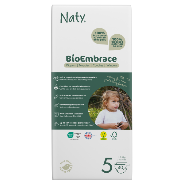 Naty pelenka BioEmbrace size 5 (11-15 kg), economy...