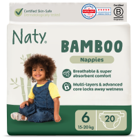 Naty bamboo pelenka 6-os, 15-20 kg, 20 db