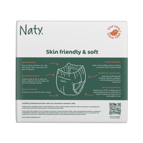Naty FreeMovers bugyipelenka 4-es méret, 22 db, 8-15 kg