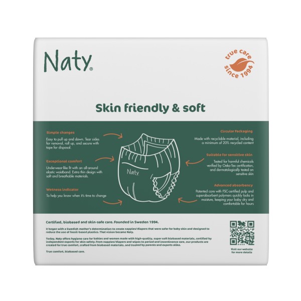 Naty FreeMovers bugyipelenka 5-ös méret, 20 db, 12-18 kg