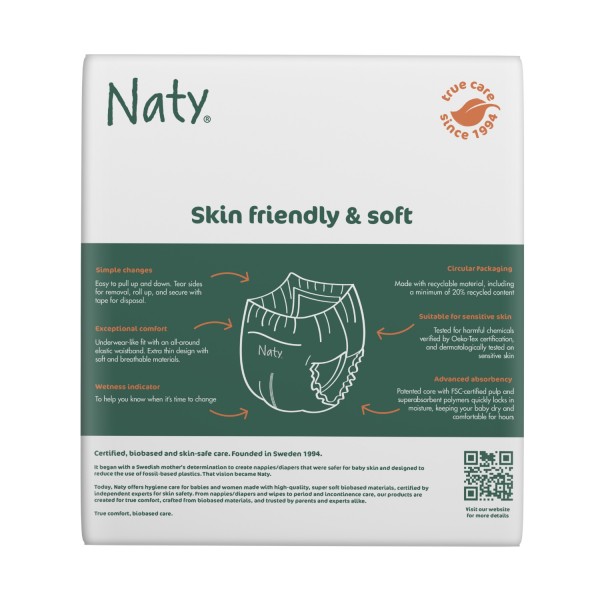 Naty FreeMovers bugyipelenka 6-os méret, 18 db, 16+ kg