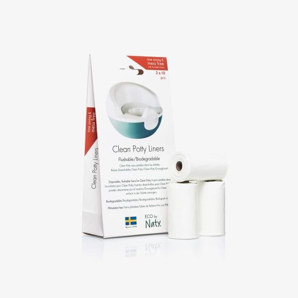 Naty biodegradable liners For Clean Potty  - 30 Pcs