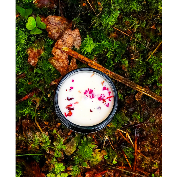Natural soy wax candle Amber Forest 180 ml