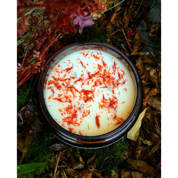 Natural soy wax candle Orange Embers 500 ml