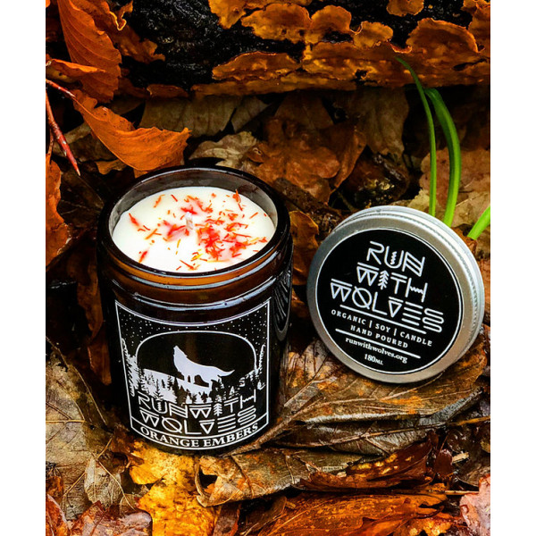 Natural soy wax candle Orange Embers 180 ml