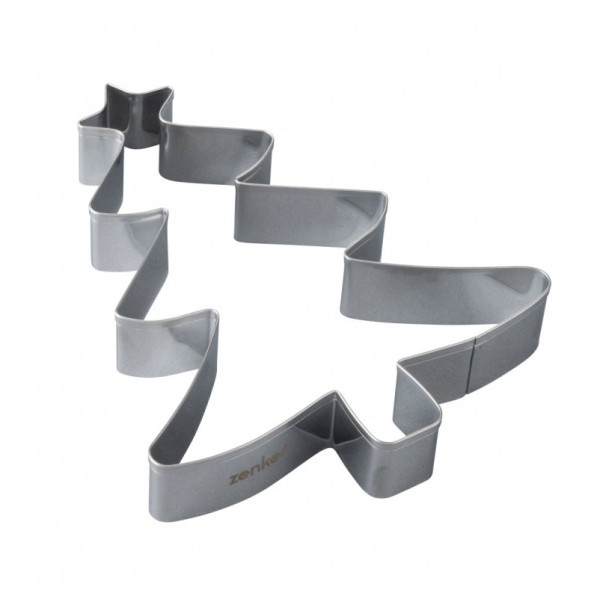 Cookie cutter in the shape of a Christmas tree, large size
