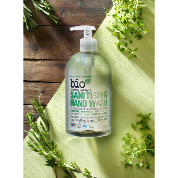Bio-D Rosemary and Thyme sanitising hand wash 500ml