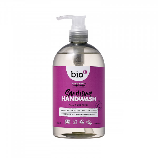 Bio-D plum & mulburry sanitising hand wash 0,5l