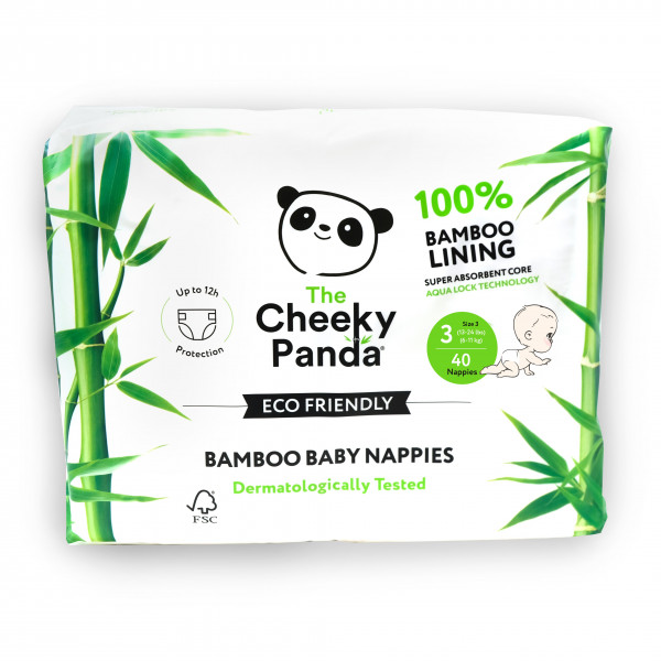 Eco Friendly Bamboo Baby Nappies size 3, 6-11kg (4...