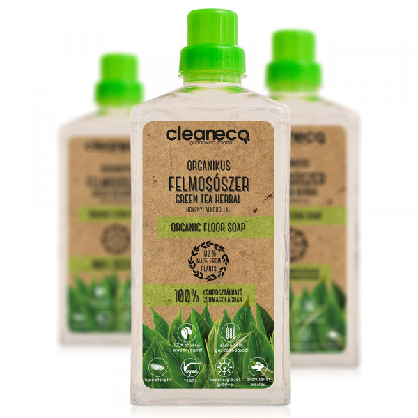Cleanceo Organic Floor Cleaner with green tea herbal scent