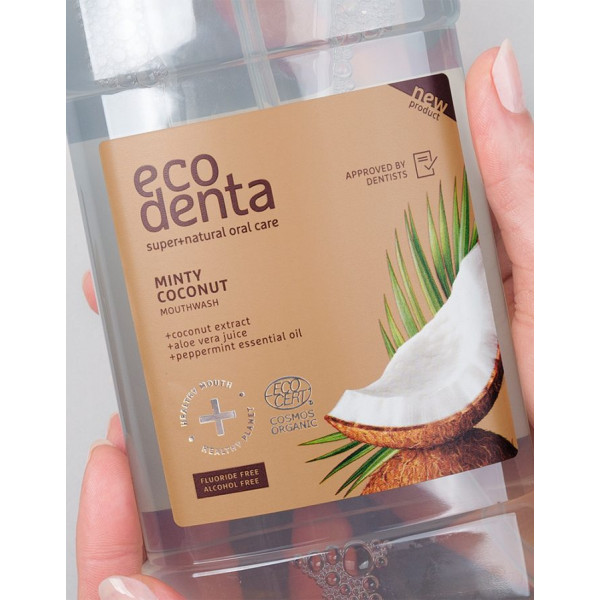 ECODENTA COSMOS ORGANIC Minty coconut mouthwash 500 ml