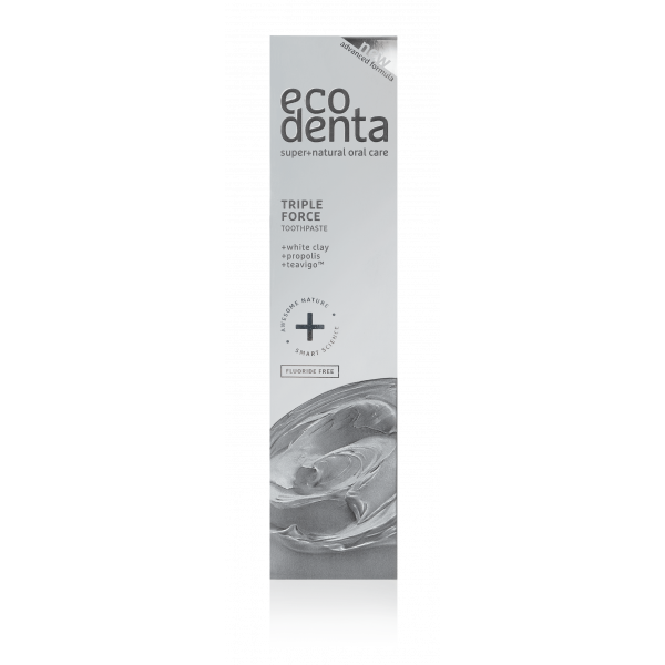 ECODENTA EXTRA Triple effect toothpaste with white clay, propolis and Teavigo™ 100 ml