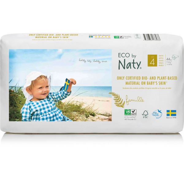 Naty 4-es pelenka 7-18 kg, ECONOMY PACK 44 db