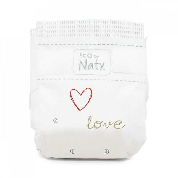 Eco by Naty Size 4 Plus Eco Nappies For Babies 9-2...