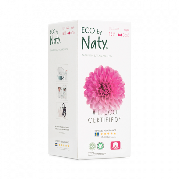 Naty organic cotton normal tampon with applicator