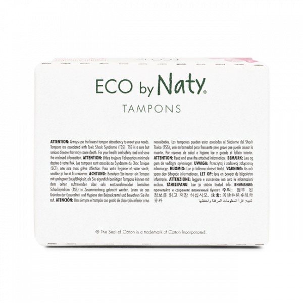 Naty Organic Cotton Normal Tampon, 18 pcs