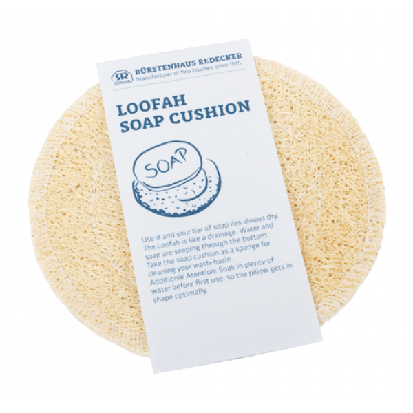 Loofah soap cushion round