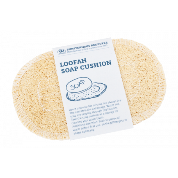 Loofah soap cushion oval