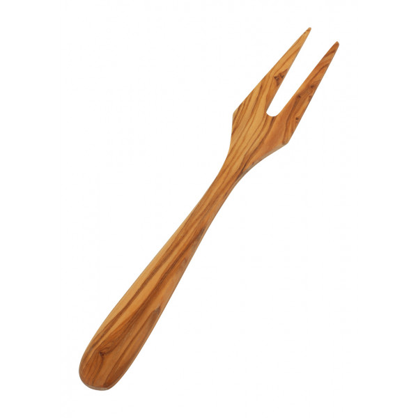 Olive wood meat fork