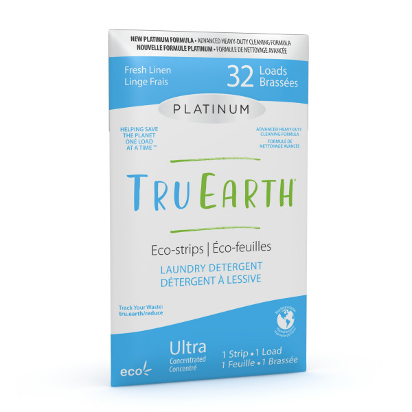 Tru Earth Platinum Laundry Eco-Strips fresh linen