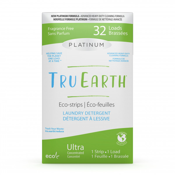 Tru Earth Platinum Laundry Eco-Strips fragrance free